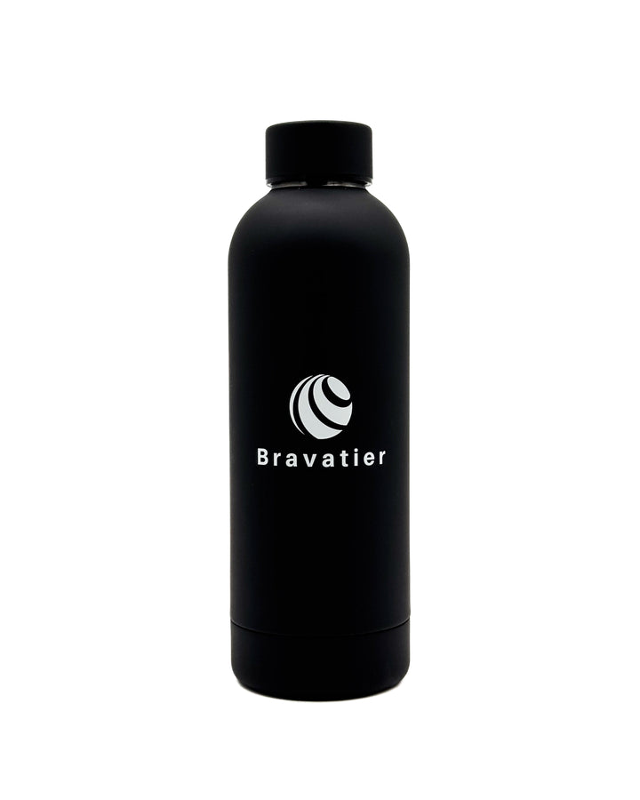 Bravatier Stainless Steel Water Bottle Black 500ml/17oz
