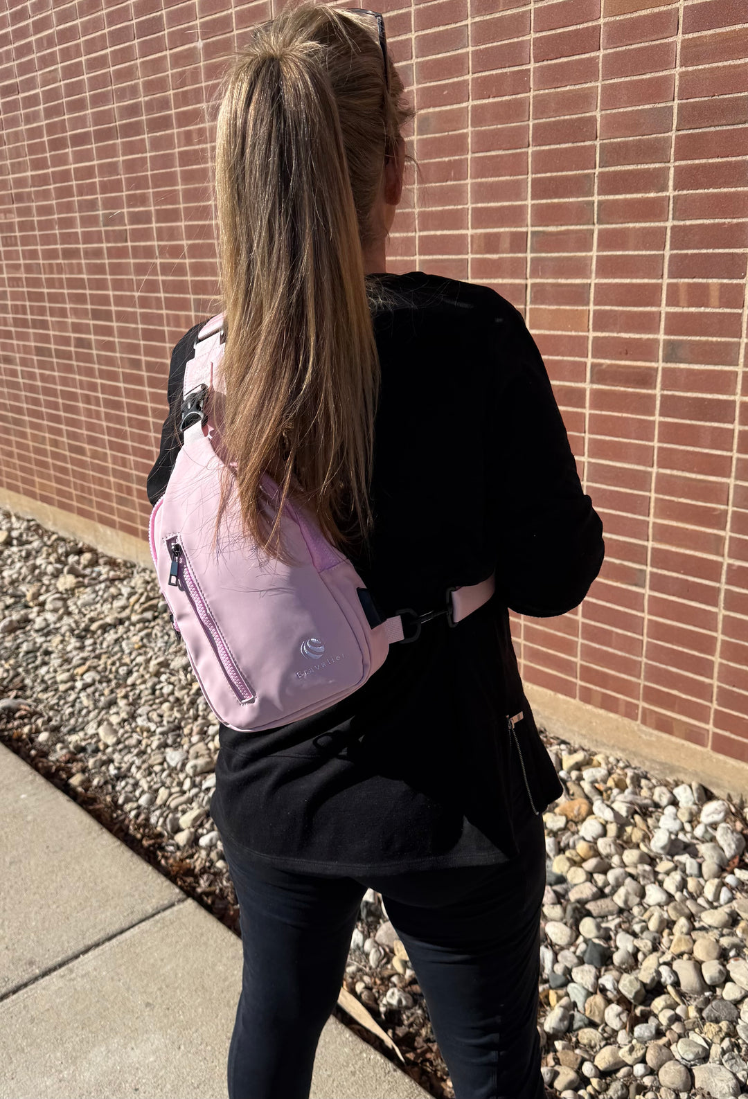 Pink Pulse Crossbody Sling Bag