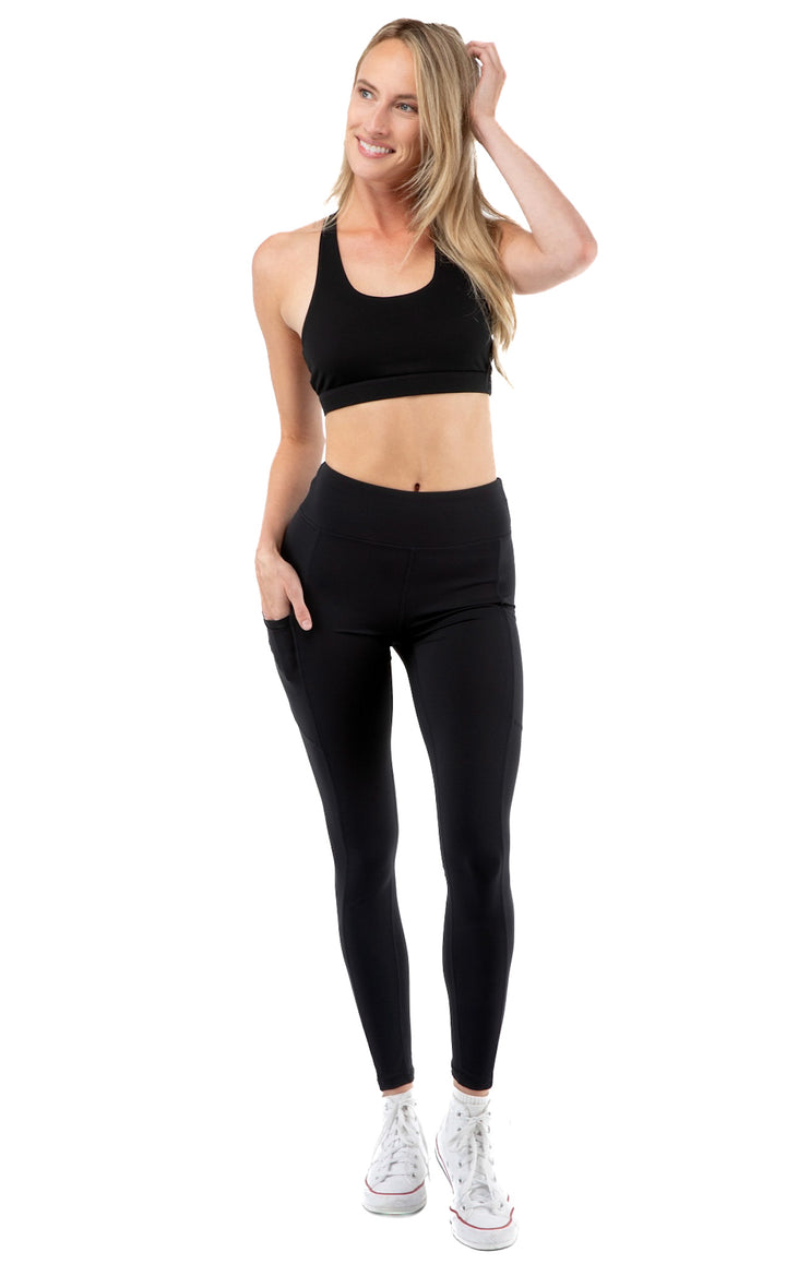 Haven Leggings, Two Pockets, Squat-Proof, Moisture-Wicking, 4-Way-Stretch, High-Waist