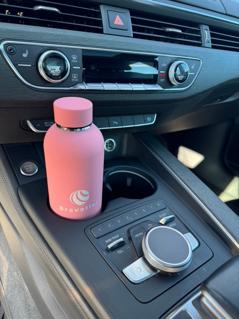 Stainless Steel 500ml(17oz) Pink Water Bottle