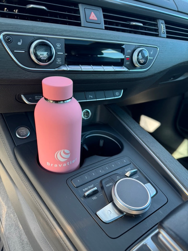 Stainless Steel 500ml(17oz) Pink Water Bottle