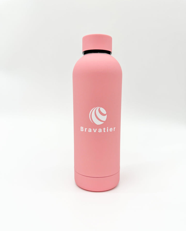 Stainless Steel 500ml(17oz) Pink Water Bottle