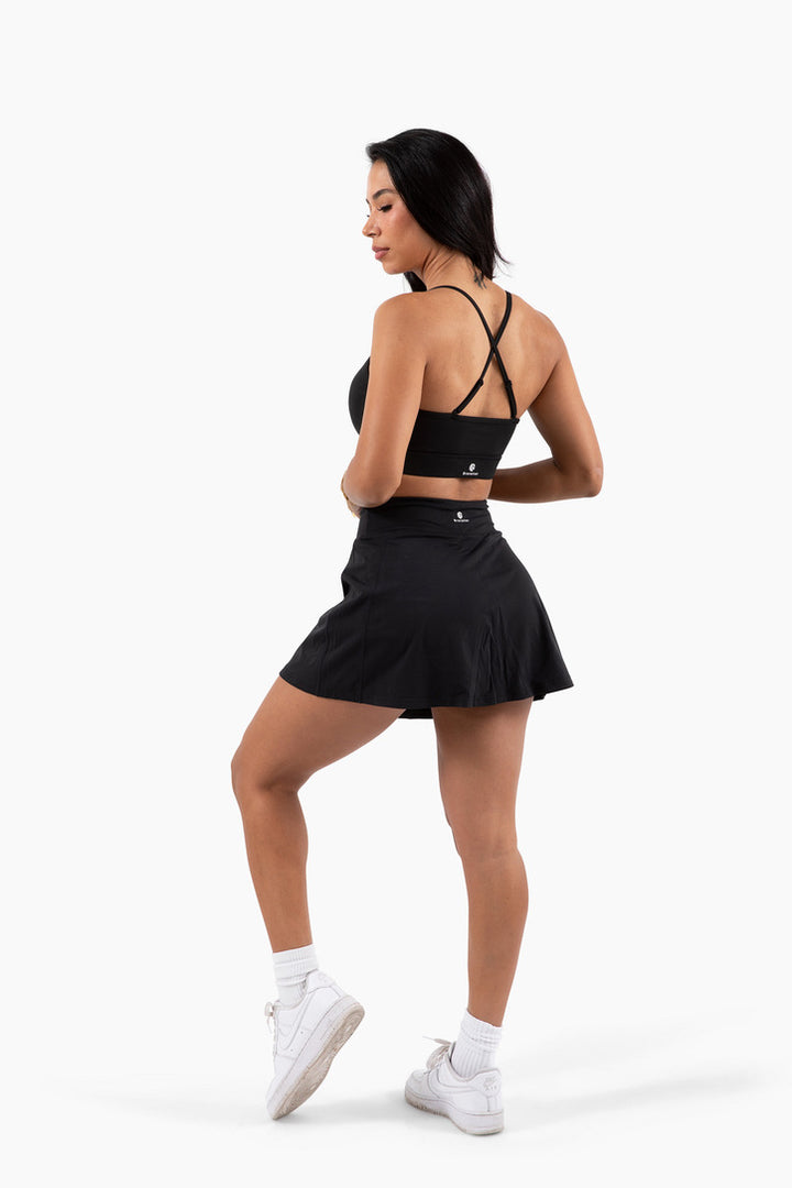 Swift Skort, Two Hidden Side Pockets, 4-Way Stretch, Moisture-Wicking