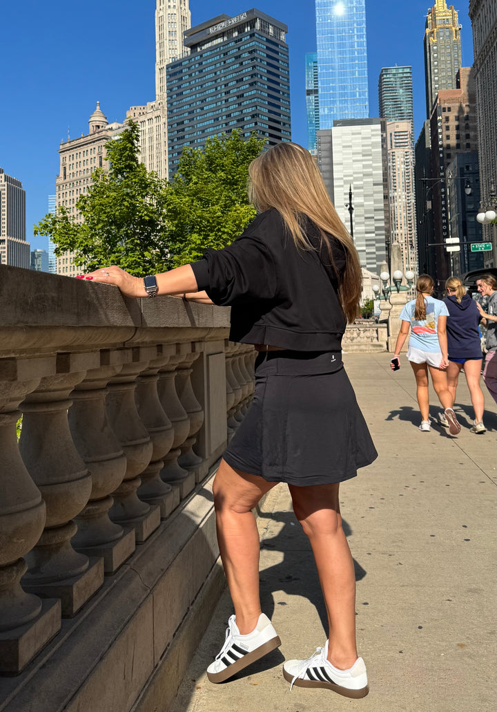 Swift Skort, Two Hidden Side Pockets, 4-Way Stretch, Moisture-Wicking