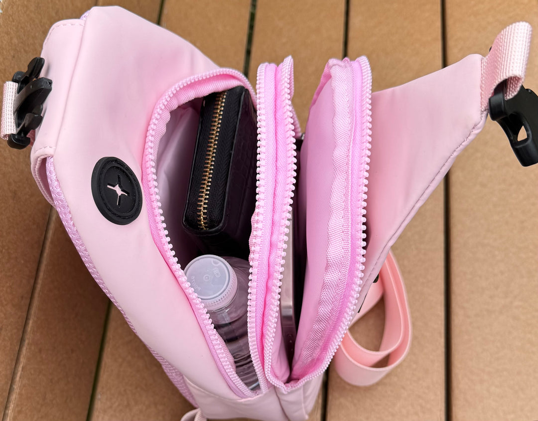 Pink Pulse Crossbody Sling Bag