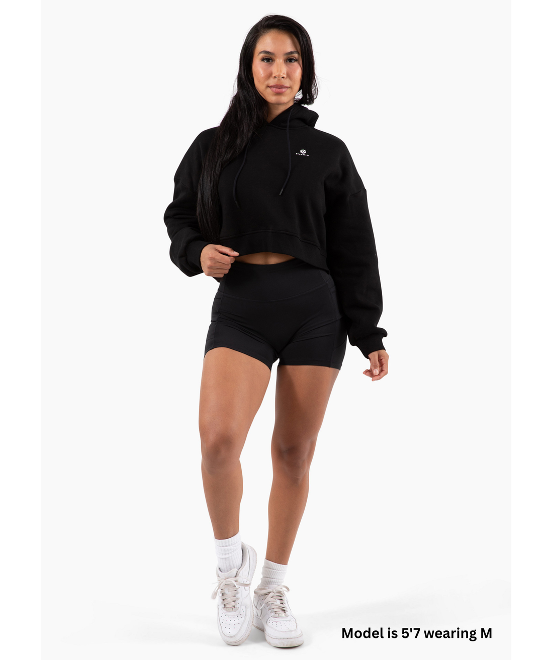 Biker Shorts, Two Pockets, Moisture-wicking, 4-way stretch, High-waist, Squat-proof