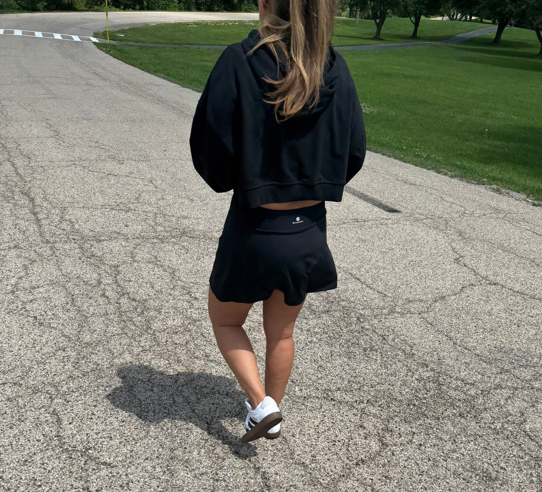 Swift Skort, Two Hidden Side Pockets, 4-Way Stretch, Moisture-Wicking