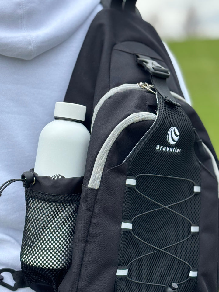 Stainless Steel 500ml(17oz) White Water Bottle