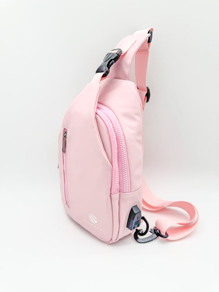Pink Pulse Crossbody Sling Bag