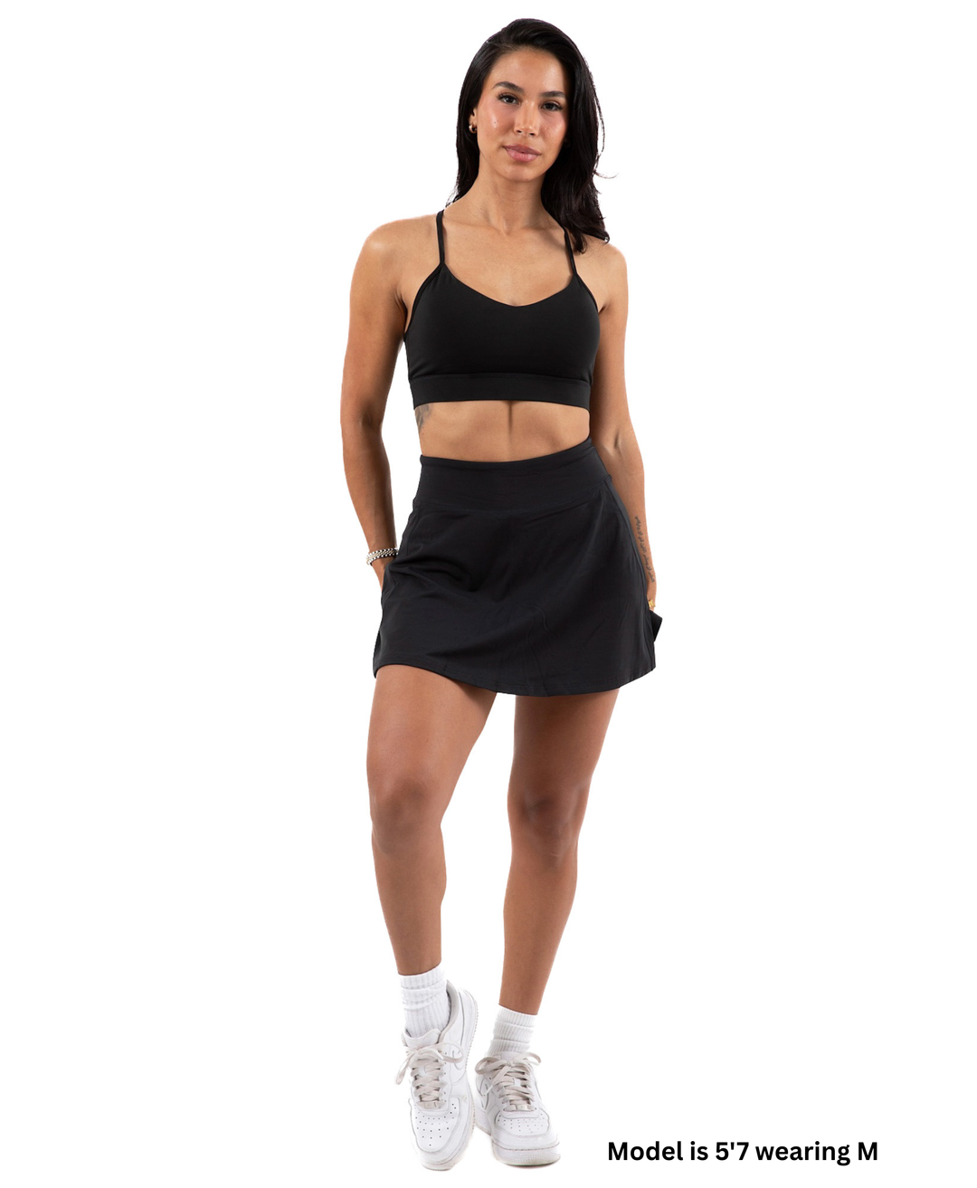 Swift Skort, Two Hidden Side Pockets, 4-Way Stretch, Moisture-Wicking