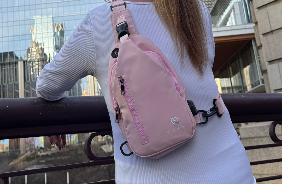 Pink Pulse Crossbody Sling Bag