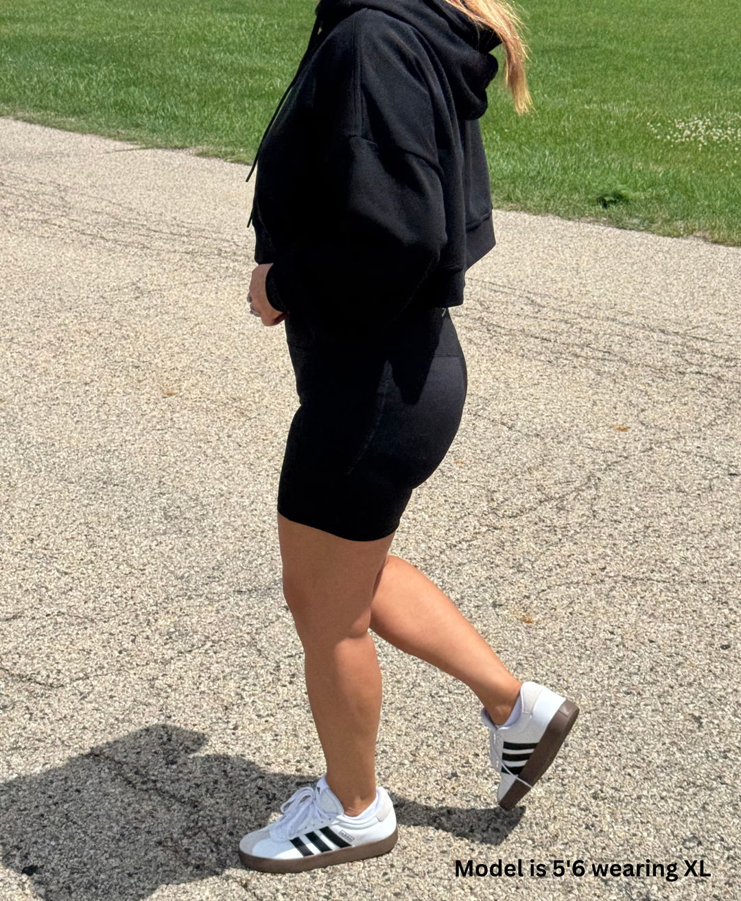 Biker Shorts, Two Pockets, Moisture-wicking, 4-way stretch, High-waist, Squat-proof