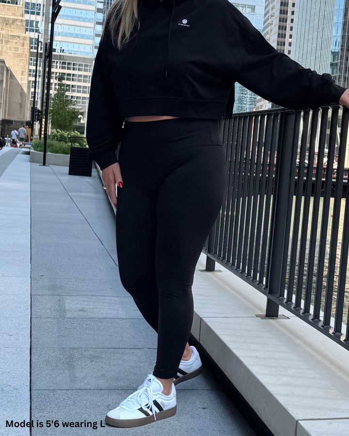 Boost Hidden Scrunch Yoga Leggings, Squat Proof, 4-Way Stretch, Moisture Wicking, High-Waist