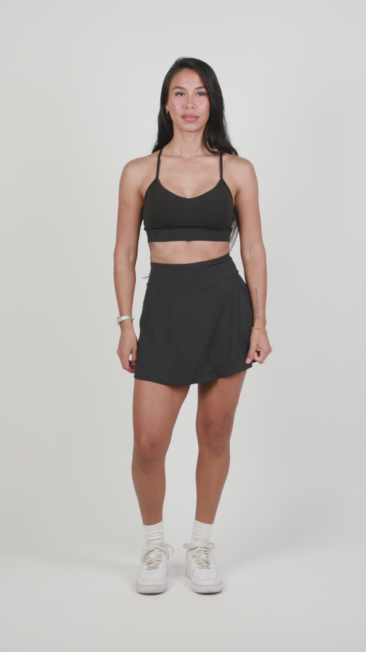 Swift Skort, Two Hidden Side Pockets, 4-Way Stretch, Moisture-Wicking