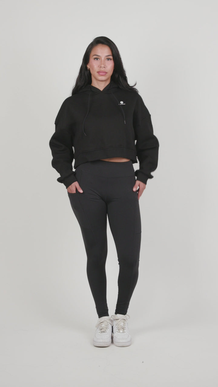 Haven Yoga Leggings, Two Pockets, Squat-Proof, Moisture-Wicking, 4-Way-Stretch, High-Waist