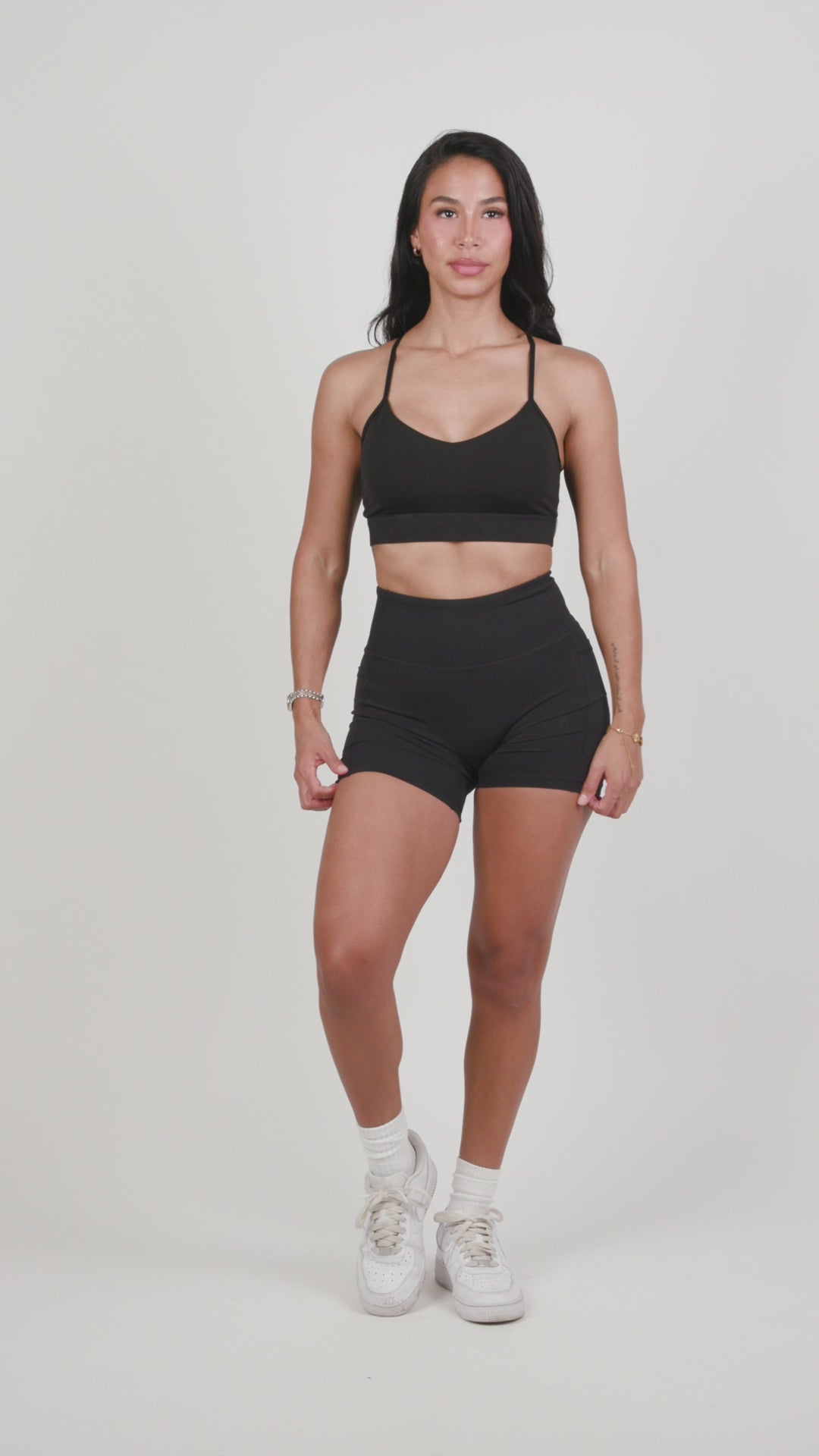 Luna X Crossback Sports Bra, Medium Support, Removable Pads, Moisture-Wicking Fabric for Gym, Yoga, & Running